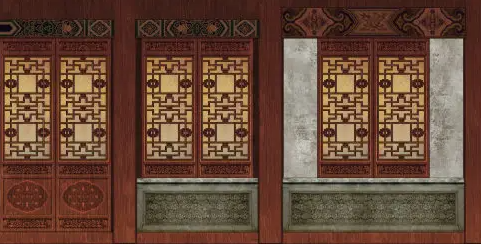 三门隔扇槛窗的基本构造和饰件